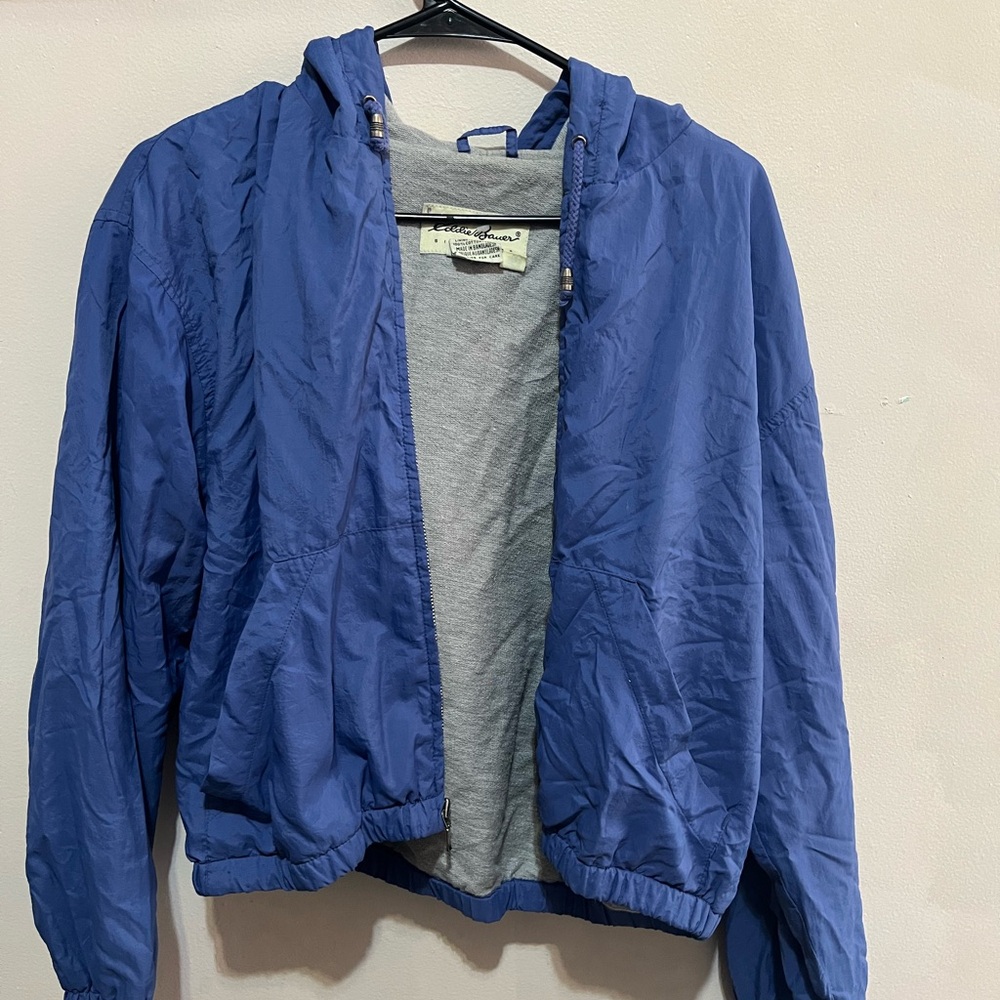 Blue Windbreaker Jacket